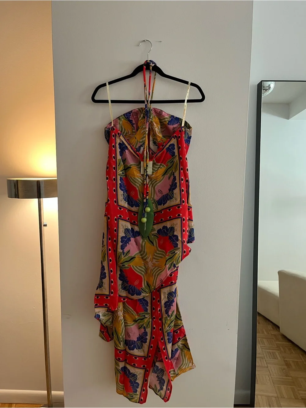 Farm Rio Colorful Tropical Strapless Maxi Dress - Picture 7 of 9